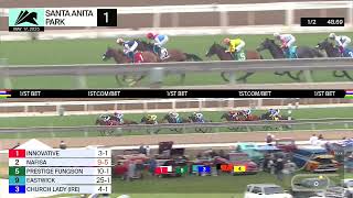 Innovative wins Race 1 on Saturday, May 17 at Santa Anita Park