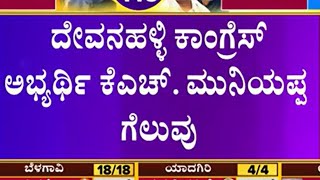 Devanahalli Election Result 2023: KH Muniyappa Wins (Congress) | Karnataka Election Result