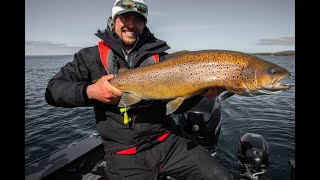 Trolling for Lake Michigan Brown Trout in March!