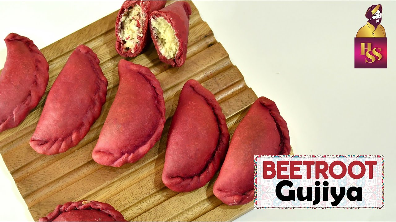 Pink Beetroot Gujiya | चुकंदर गुजिया | Pink Beetroot Karanji | Holi Special Gujiya |#ChefHarpalSingh | chefharpalsingh