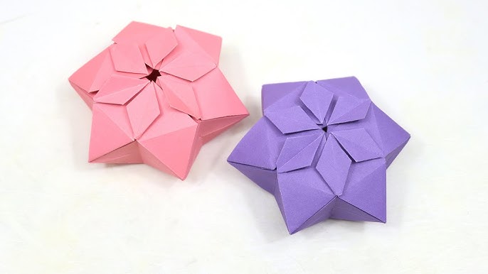 Lucky Paper Star. Instructions to make a Paper Star. Origami Star tutorial.  