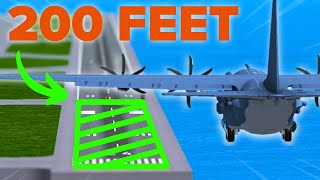 SHORTEST LANDING in TFS: Extreme Challenge | Turboprop Flight Simulator