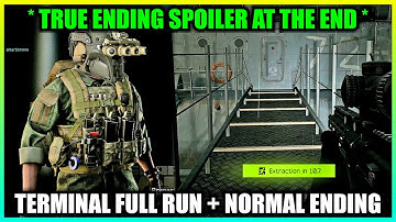 Terminal Full Run + Normal Ending (Survivior) / Spoiler At the End True Ending Spoiler (Humanity)!
