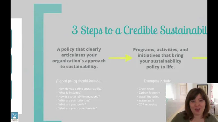 3 Steps to a Credible Sustainability Strategy (1/3)