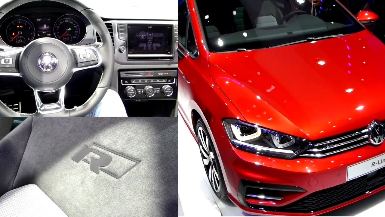 2016 Vw Golf Sportsvan 1 4 R Line Exterieur Interieur In Detail Iaa 2015