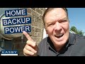 Cheap and easy home backup power option