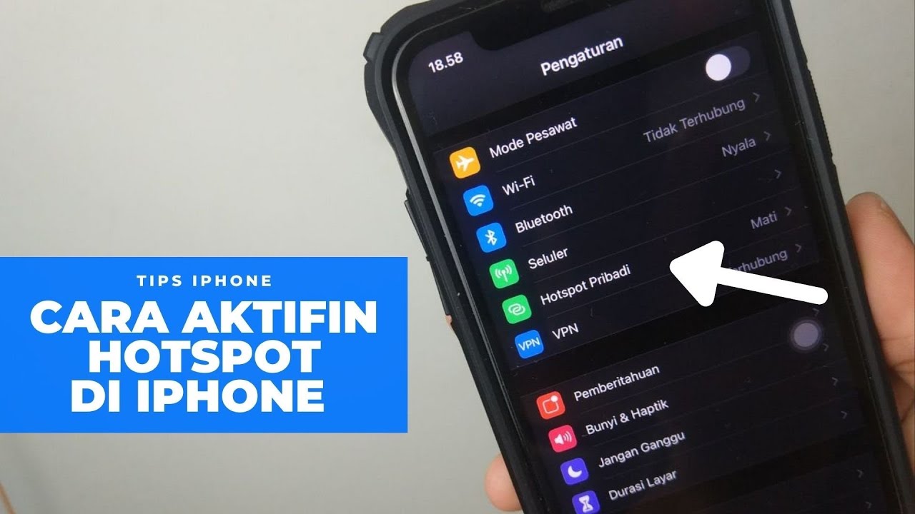 Cara Memunculkan Personal Hotspot di iPhone Yang Hilang YouTube