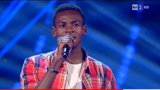 Charles Kablan - Hello | The Voice of Italy  - Blind Audition!!!