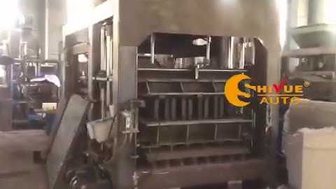 automatic  block making machine  QT12-15 automatic hollow concrete block making machine with german