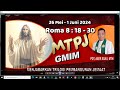 MTPJ 26 Mei-1 Juni 2024 | Roma 8 : 18 - 30 | ALLAH TURUT BEKERJA MENDATANGKAN KEBAIKAN |