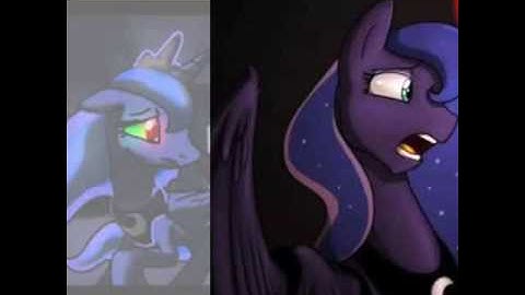 LUNA AND SOMBRA- talking to the moon