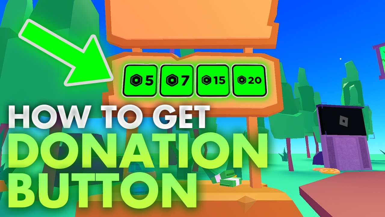 How To Get a DONATION BUTTON in PLS DONATE *EASY* - How To Set