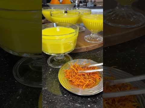 Предлагаю попробовать этот невероятно красивый и вкусный апельсиновый десерт 🍊