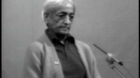 J. Krishnamurti - Saanen 1978 - Eerste openbare toespraak - De structuur van egocentrische...