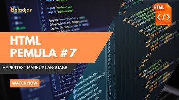 Belajar HTML Dasar untuk Pemula | Tag HTML untuk membuat Hyperlink #7