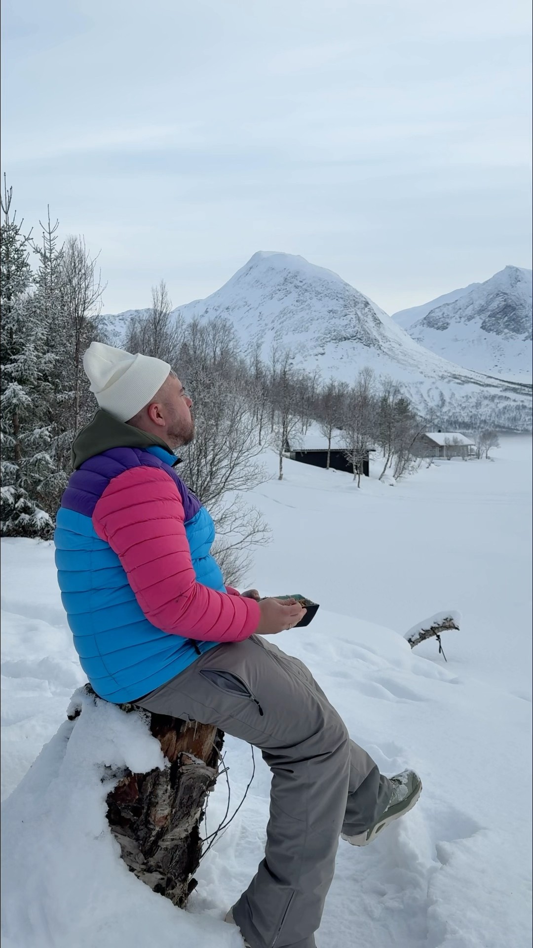 Lunch in the Arctic Circle