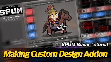 1.4 - How to make custom design addon for SPUM  #spum #soonsoon #gamedev #unityasset
