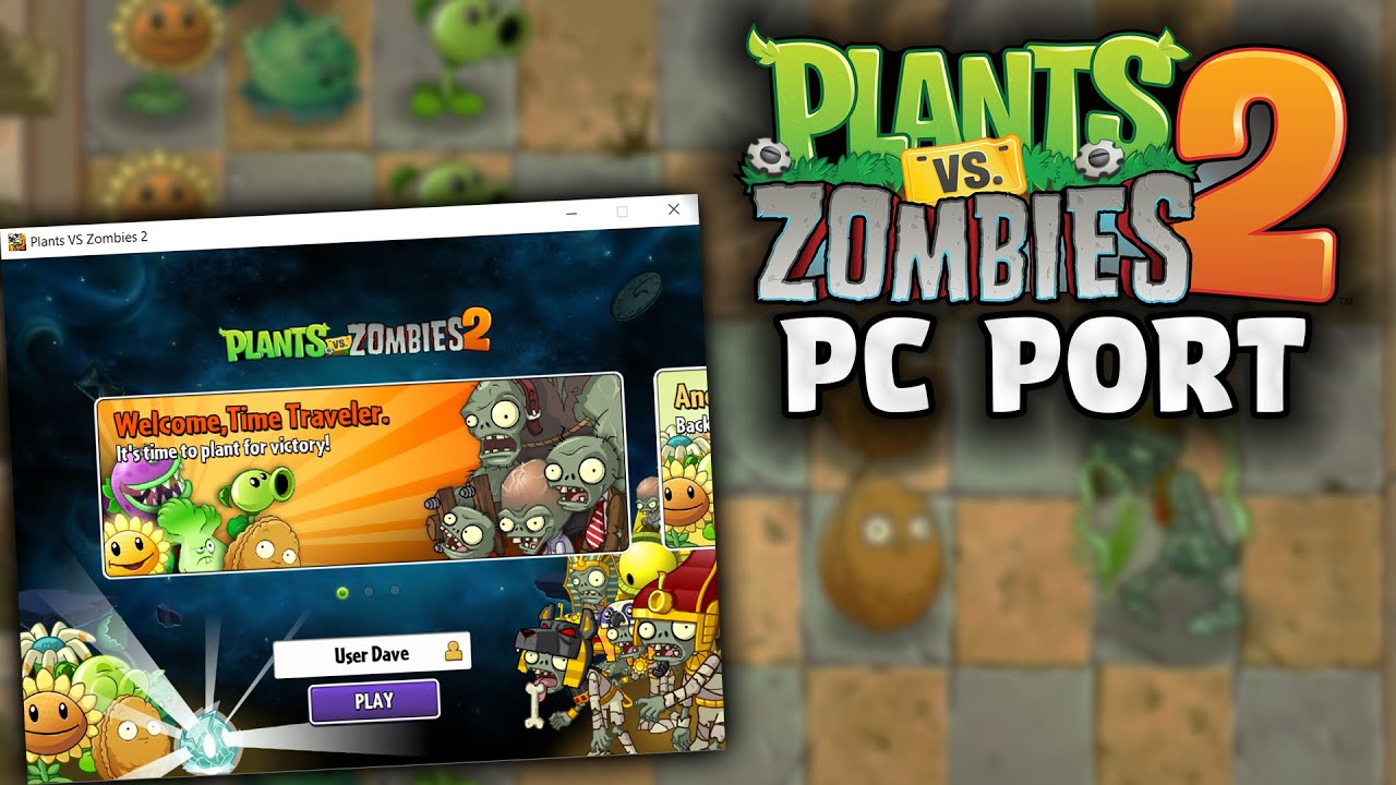 Plants Vs Zombies 2 Pc Port - New Fan-Made Game - Gameplay - Youtube