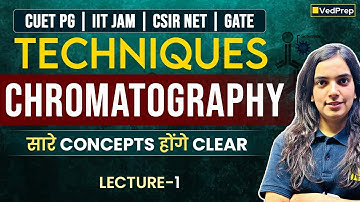 Chromatography Explained | Lecture 1 | Techniques Series | CUET PG, CSIR NET, IIT JAM,GATE 2026