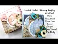 Baby Mini Album Loaded Pockets Easel Display Tutorial Polly's Paper Studio Open Stock Paper Joanns