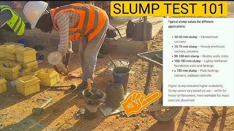 Testing Concrete Workability - Slump Test Explained