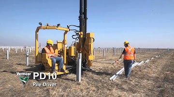 PD10 Pile Driver View #2 | Vermeer