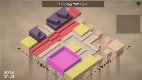 Update #10 - Procedural map generation (Behind the Scenes) - Rogue City Life