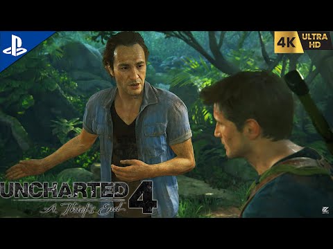 PS5 Uncharted 4: A Thief's End Beginning Chapter Marooned 4K HDR