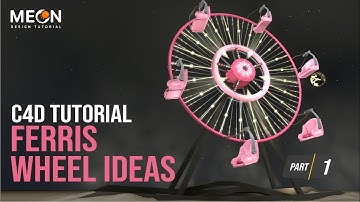 Cinema 4D Tutorial ferris wheel Modeling | Meon VFX | Part 1