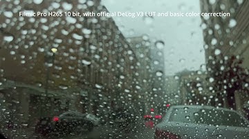 Filmic Pro ProRes 422HQ vs H265 10 bit comparison