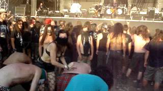 Mosh during NILE exibition @ METALCAMP 2012 pt.2