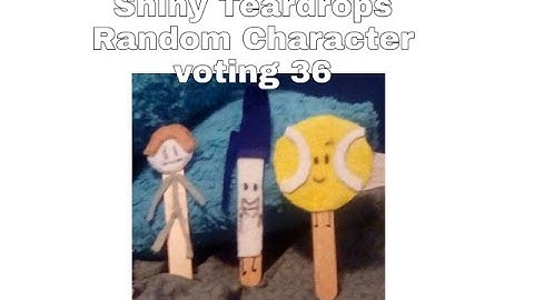Shiny Teardrops Random Character Voting 36