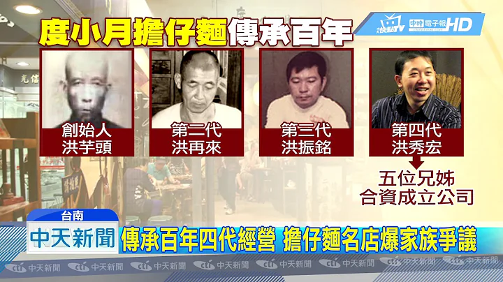 20181218中天新闻　家族经营纠纷　台南度小月担仔面暂歇业 - 天天要闻