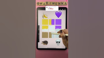 Emoji color mix 🔥 What next? 🥰 #emojimix #emojiart #procreate #emojmix #painting #emojichallenge