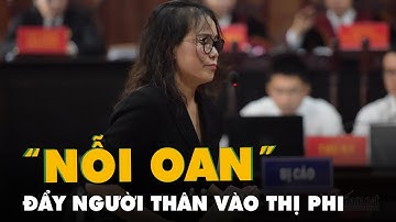 Bị cáo Thúy đã bật khóc tại phiên tòa vì đã đẩy người thân vào vòng xoáy thị phi
