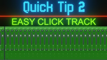Easy Click Track FL Studio | Quick Tip #2 | Tutorial