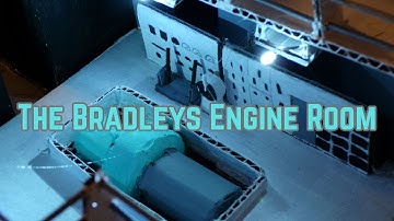 Carl D Bradley sinking model part 3. Engine room model