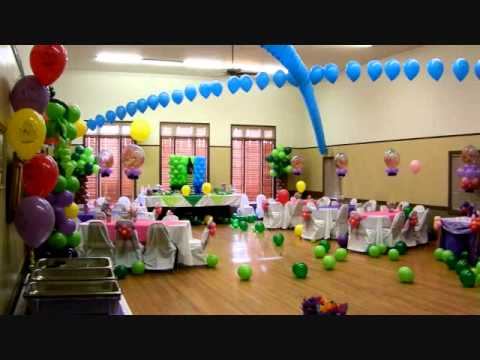 Rapuzel Theme Birthday  Party  Decor  wmv YouTube 