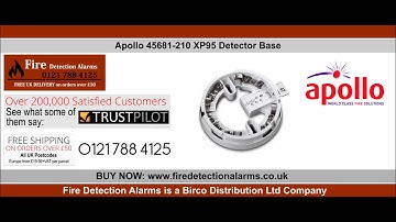 Apollo 45681-210 XP95 Detector Base | Fire Detection Alarms