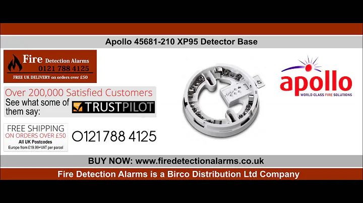 Apollo 45681-210 XP95 Detector Base | Fire Detection Alarms