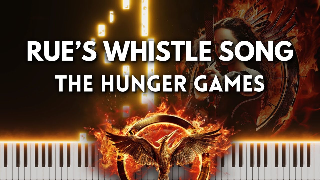 Rue's Whistle Song The Hunger Games Piano Cover (FREE MIDI) YouTube