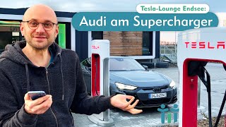 NichtTeslaFahrer: Wie man am Supercharger lädt (inkl. Besichtigung der Tesla Lounge Endsee)