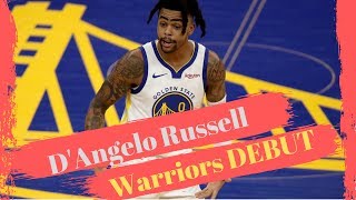 Dangelo Russell Scored Teams First 10 Points In Warriors Debut Warriors Vs Clippers