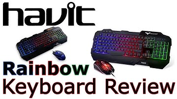Havit Rainbow LED Backlit Gaming Keyboard review