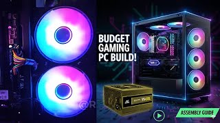 (Budget PC Build 2025 !) I Built a Gaming PC with NEON RGB Lights for Under 20K ! (Assembly Guide)