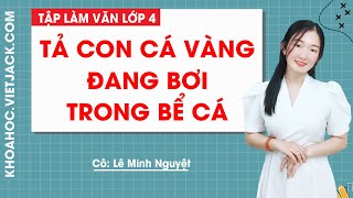 Tả con cá vàng mà em yêu thích (8 mẫu) – Tập làm văn lớp 4, 5