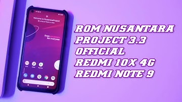 INSTAL PREVIEW ROM NUSANTARA PROJECT OFFICIAL | REDMI NOTE 9 MERLIN