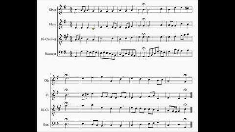 4 Part Chorale in the style of Bach - LSTM Generated
