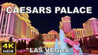 [4K HDR] Caesars Palace Las Vegas Walking Tour | February 2024