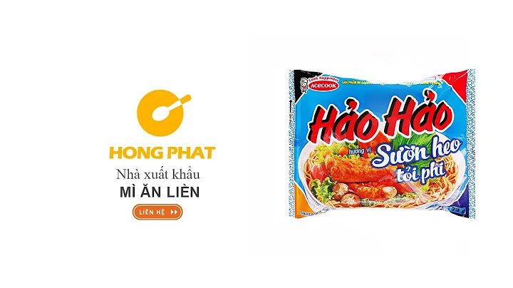 HỒNG PHÁT Nhà Xuất Khẩu: Mì Hảo Hảo Sườn Heo Tỏi Phi Gói 73g